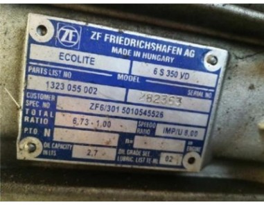 Caja Cambios Manual Renault MASCOTT 3 0 