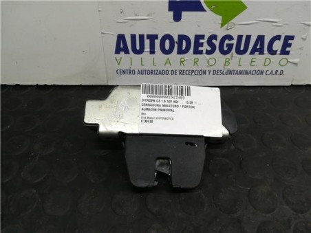 Cerradura Porton Citroen C3 1 6 16V HDi 
