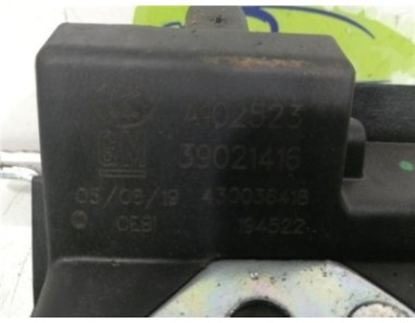 Cerradura Porton Opel CORSA E 1 4 16V CAT bivalent  Gasolina / GPL 