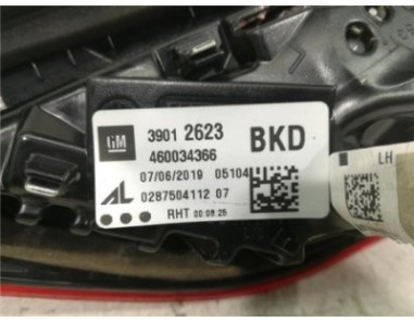 Piloto Porton Trasero Izquierdo Opel CORSA E 1 4 16V CAT bivalent  Gasolina / GPL 