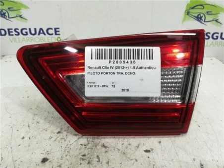 Piloto Porton Trasero Derecho Renault Clio IV  1 5 Authentique [1 5 Ltr  - 55 kW dCi Diesel FAP]