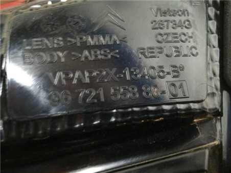 Piloto Porton Trasero Izquierdo Citroen C4 LIM  1 6 HDi FAP 