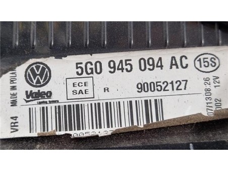 Piloto Porton Trasero Derecho Volkswagen Golf VII  1 6 Business BlueMotion Tech  [1 6 Ltr  - 77 kW TDI DPF]