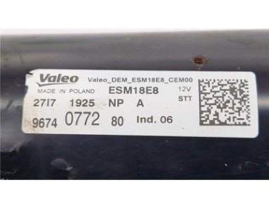 Motor Arranque Opel Crossland X  1 2 Design Line [1 2 Ltr  - 81 kW]