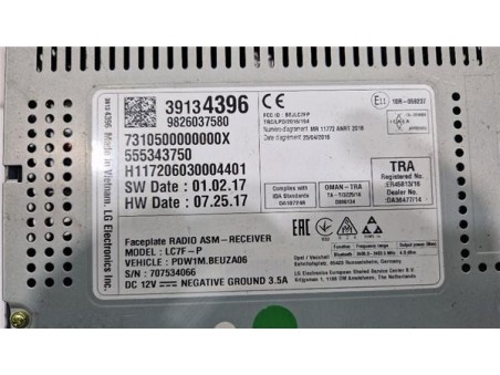 PANTALLA NAVEGADOR Opel Crossland X  1 2 Design Line [1 2 Ltr  - 81 kW]