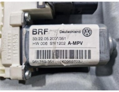 Elevalunas Electrico Trasero Izquierdo Volkswagen Touran  2 0 TDI 16V