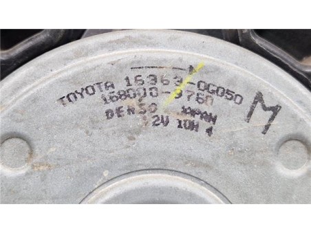 Electroventilador Toyota Corolla Verso  2 2 D-4D Sport [2 2 Ltr  - 130 kW D-CAT]