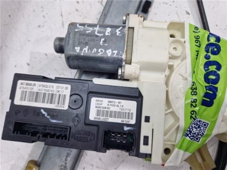 Elevalunas Electrico Delantero Derecho Renault Laguna III Berlina  2 0 dCi 