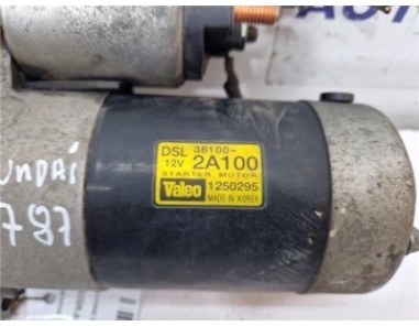 Motor Arranque Hyundai i30  1 6 Classic [1 6 Ltr  - 66 kW CRDi CAT]