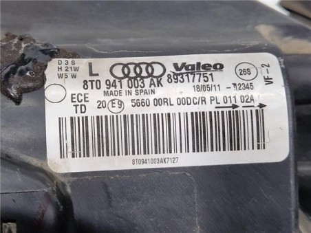 FARO XENON IZQUIERDO Audi A5 Coupe  2 0 TDI [2 0 Ltr  - 125 kW 16V TDI]