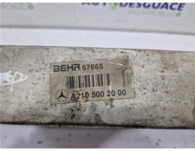 Intercooler MERCEDES CLASE E  BERLINA DIESEL 2 7 CDI 20V 
