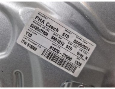 Elevalunas Electrico Delantero Derecho Hyundai IX35 2 0 CRDi 