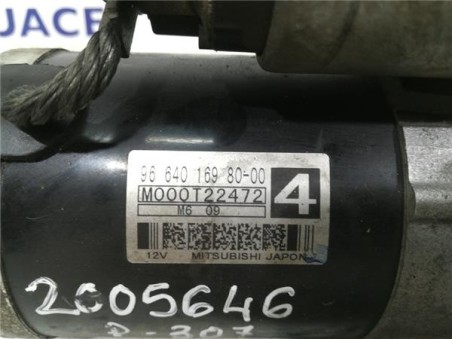 Motor Arranque Peugeot 307  1 6 HDi