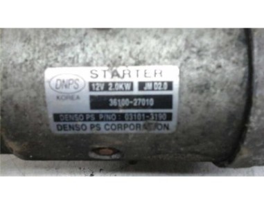 Motor Arranque Hyundai SONATA 2 0 CRDi 