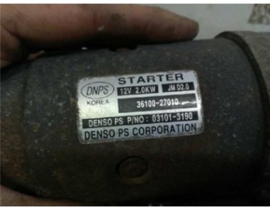 Motor Arranque Hyundai TUCSON 2 0 CRDi 