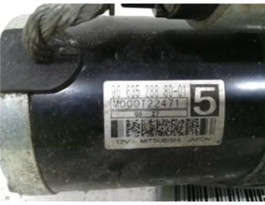 Motor Arranque Peugeot 5008  1 6 Sport Pack [1 6 Ltr  - 80 kW HDi FAP CAT ]