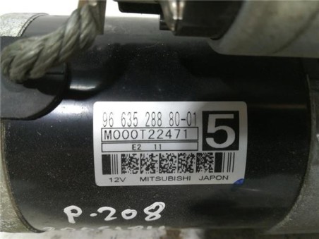 Motor Arranque Peugeot 208 1 4 HDi FAP 
