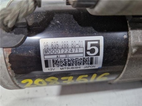 Motor Arranque Peugeot 508  1 6 Access [1 6 Ltr  - 82 kW HDi FAP]