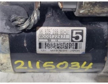 Motor Arranque Peugeot 308 SW  1 6 HDi