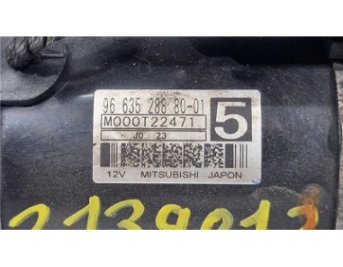 Motor Arranque Peugeot PARTNER Tepee 1 6 HDi