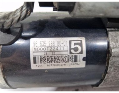 Motor Arranque Citroen C4 Picasso  1 6 Exclusive Plus [1 6 Ltr  - 80 kW 16V HDi FAP]