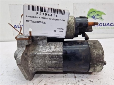 Motor Arranque Renault Clio III  1 5 dCi 