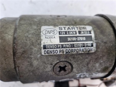 Motor Arranque Hyundai Tucson  2 0 CRDi