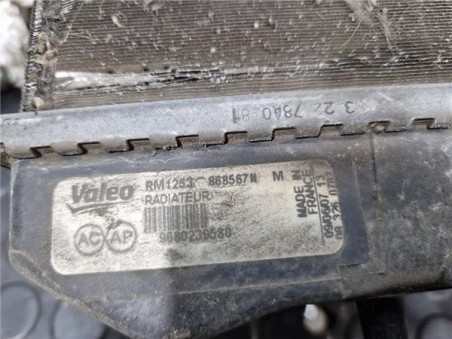 RADIADOR AGUA Peugeot 207  1 4 Confort [1 4 Ltr  - 65 kW 16V CAT ]