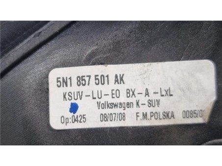 Retrovisor Electrico Izquierdo Volkswagen Tiguan  2 0 TDI