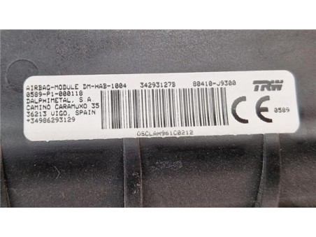 Airbag cortina delantero izquierdo Hyundai Kona  1 0 Essence 2WD [1 0 Ltr  - 88 kW TGDI CAT]