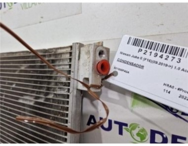 Condensador Nissan Juke II  1 0 Acenta [1 0 Ltr  - 84 kW 12V CAT]