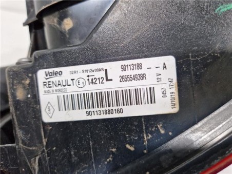 Piloto Trasero Izquierdo Dacia Sandero II  0 9 Ambiance [0 9 Ltr  - 66 kW TCE CAT bivalent  Gasolina / GPL]