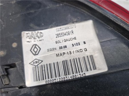 Piloto Trasero Izquierdo Renault Clio IV  1 5 Business [1 5 Ltr  - 66 kW dCi Diesel FAP Energy]