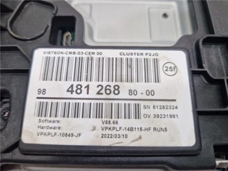 Cuadro Instrumentos Opel Corsa F  1 5 GS Line [1 5 Ltr  - 75 kW CDTI DPF]