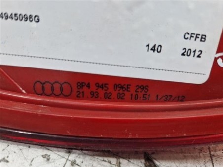 Piloto Trasero Derecho Audi A3 Sportback  2 0 TDI Ambiente [2 0 Ltr  - 103 kW TDI]