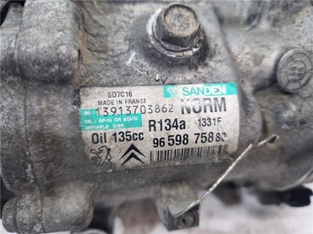 Compresor Aire Acondicionado Peugeot PARTNER Furgón 1 6 HDi