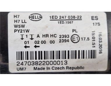 Faro Delantero Derecho Volkswagen Tiguan  2 0 TDI