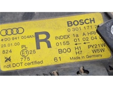 Faro Delantero Derecho Audi A8  2 5 TDI