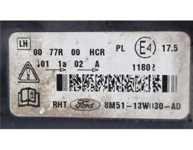 Faro Delantero Izquierdo Ford FOCUS II  1 6 TDCi