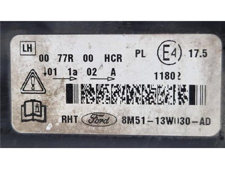Faro Delantero Izquierdo Ford FOCUS II  1 6 TDCi