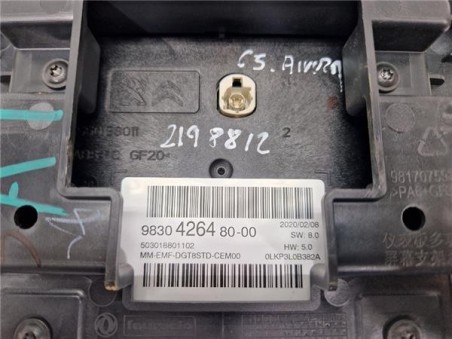 PANTALLA NAVEGADOR Citroen C5 Aircross  1 5 Feel [1 5 Ltr  - 96 kW Blue-HDI FAP]