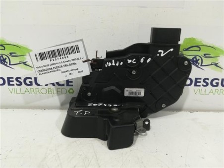 Cerradura Puerta Trasera Derecha Volvo XC60  2 0 Kinetic 2WD [2 0 Ltr  - 120 kW Diesel CAT]