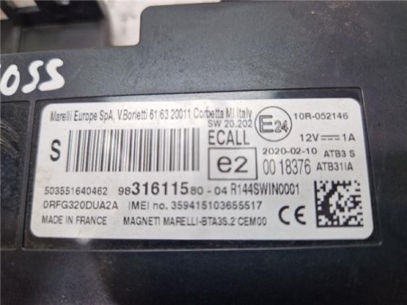 Modulo Confort Citroen C5 Aircross  1 5 Feel [1 5 Ltr  - 96 kW Blue-HDI FAP]