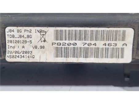 Cuadro Instrumentos Renault Scenic II  1 9 dCi 