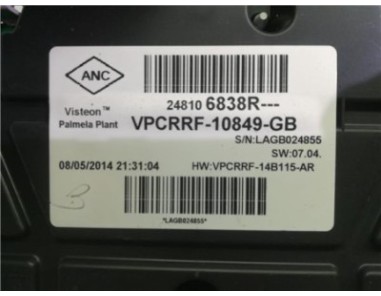 Cuadro Completo Renault CLIO IV 1 2 16V 