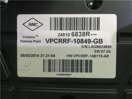 Cuadro Completo Renault CLIO IV 1 2 16V 