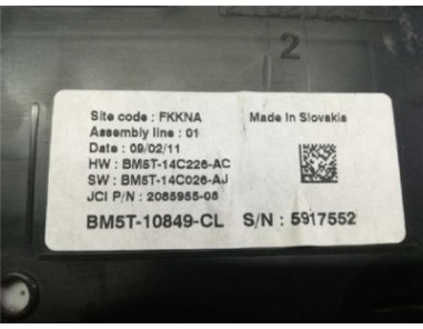 Cuadro Completo Ford FOCUS LIM  1 6 TDCi 