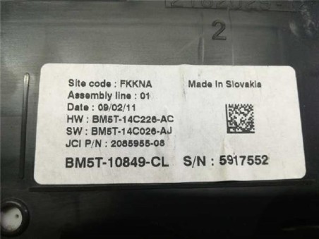 Cuadro Completo Ford FOCUS LIM  1 6 TDCi 