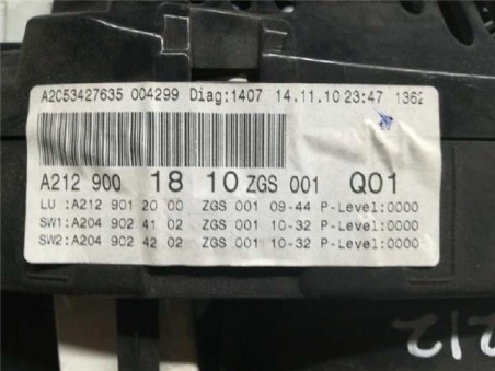 Cuadro Completo MERCEDES CLASE E  LIM  3 0 CDI 