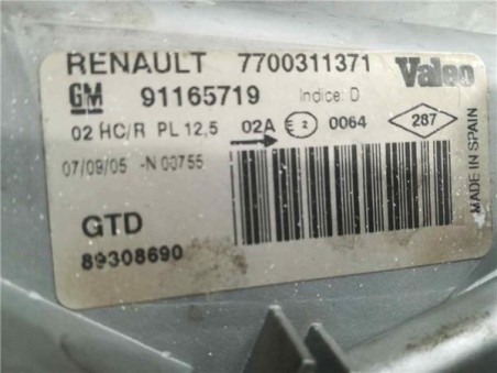 Faro Delantero Izquierdo Opel VIVARO 2 5 DTI / CDTI 